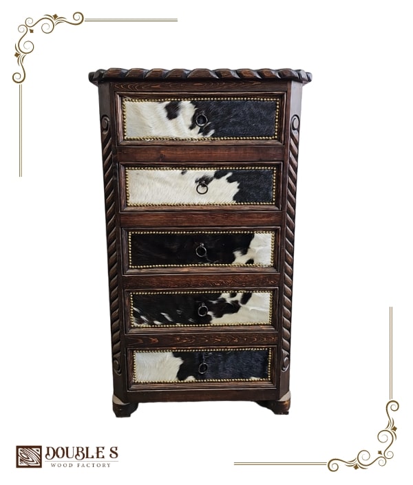 Cowhide Chest
